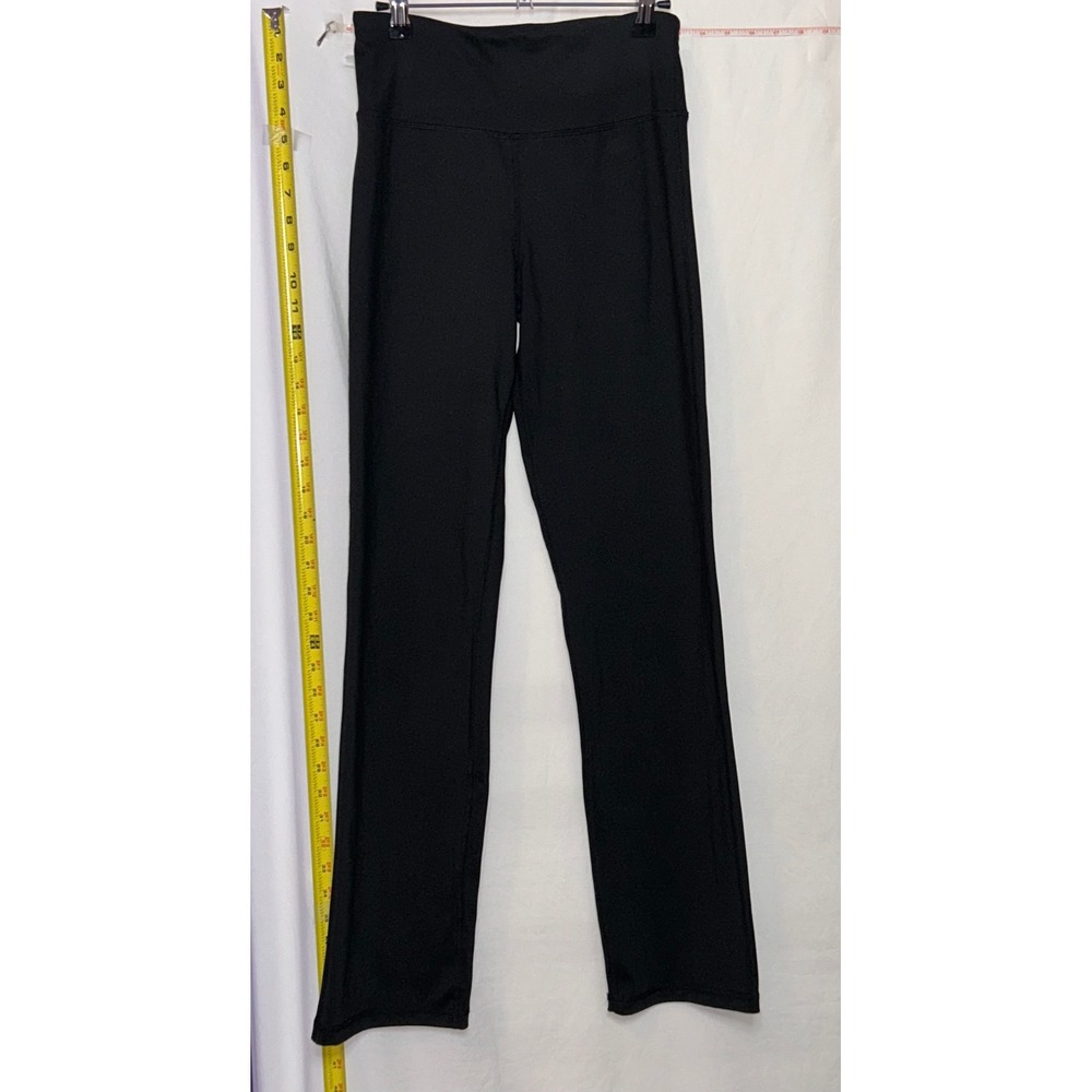 Jockey Womens Black‎ Athletic Leggings Pants Size Small Polyester Spandex